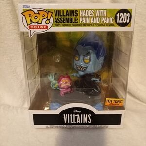 Disney Pop! Deluxe Hades with Pain and Panic